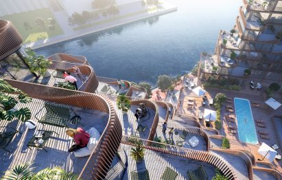Waves at Bayside by 3XN