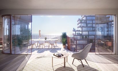Waves at Bayside by 3XN