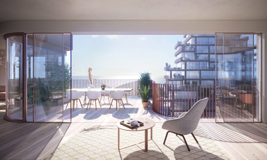 Waves at Bayside by 3XN