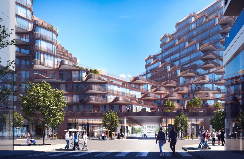 Waves at Bayside by 3XN