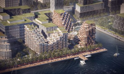 Waves at Bayside by 3XN