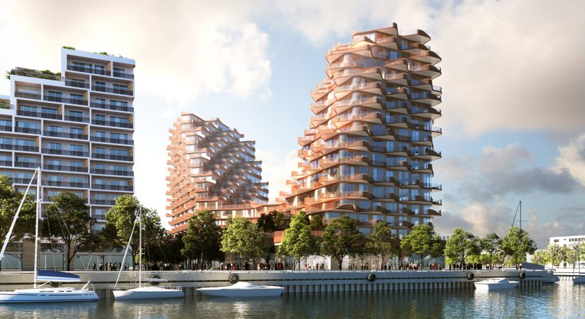 Waves at Bayside by 3XN