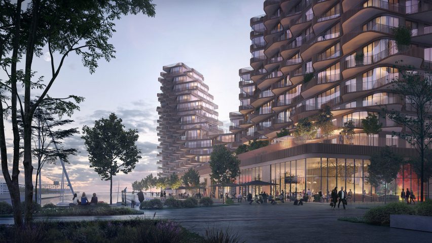 Waves at Bayside by 3XN