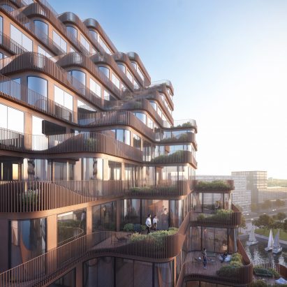 Waves at Bayside by 3XN