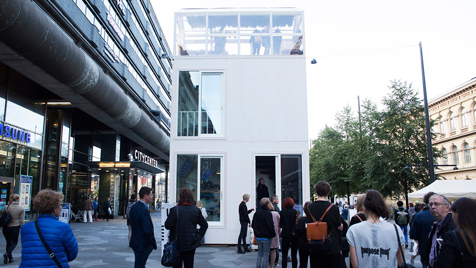 Casagrande Laboratory designs wooden micro house for city dwellers
