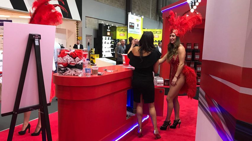 Industry figures slam use of Vegas-themed promotional models at UK Construction Week