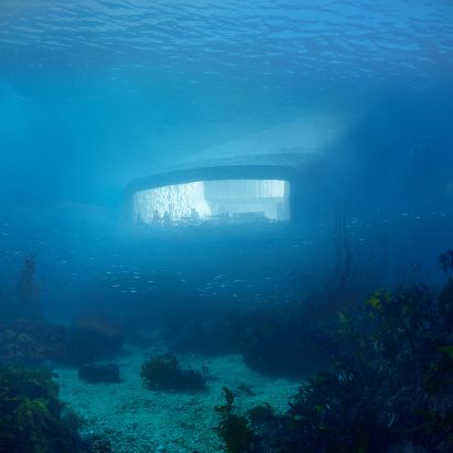 Snøhetta unveils plans for “Europe’s first underwater restaurant”