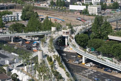 MVRDV transformed a former highway into a kilometre-long urban garden in Seoul