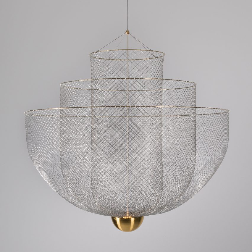 Meshmatics Chandelier by Rick Tegelaar for Moooi