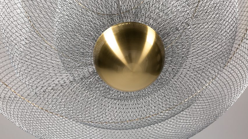 Meshmatics Chandelier by Rick Tegelaar for Moooi
