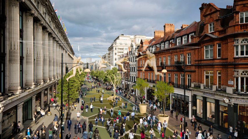 Oxford Street Pedestrianised