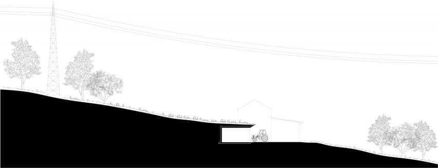 Agricultural machinery depot by Deamicisarchitetti