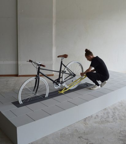 Align public bicycle rack by Milou Bergs