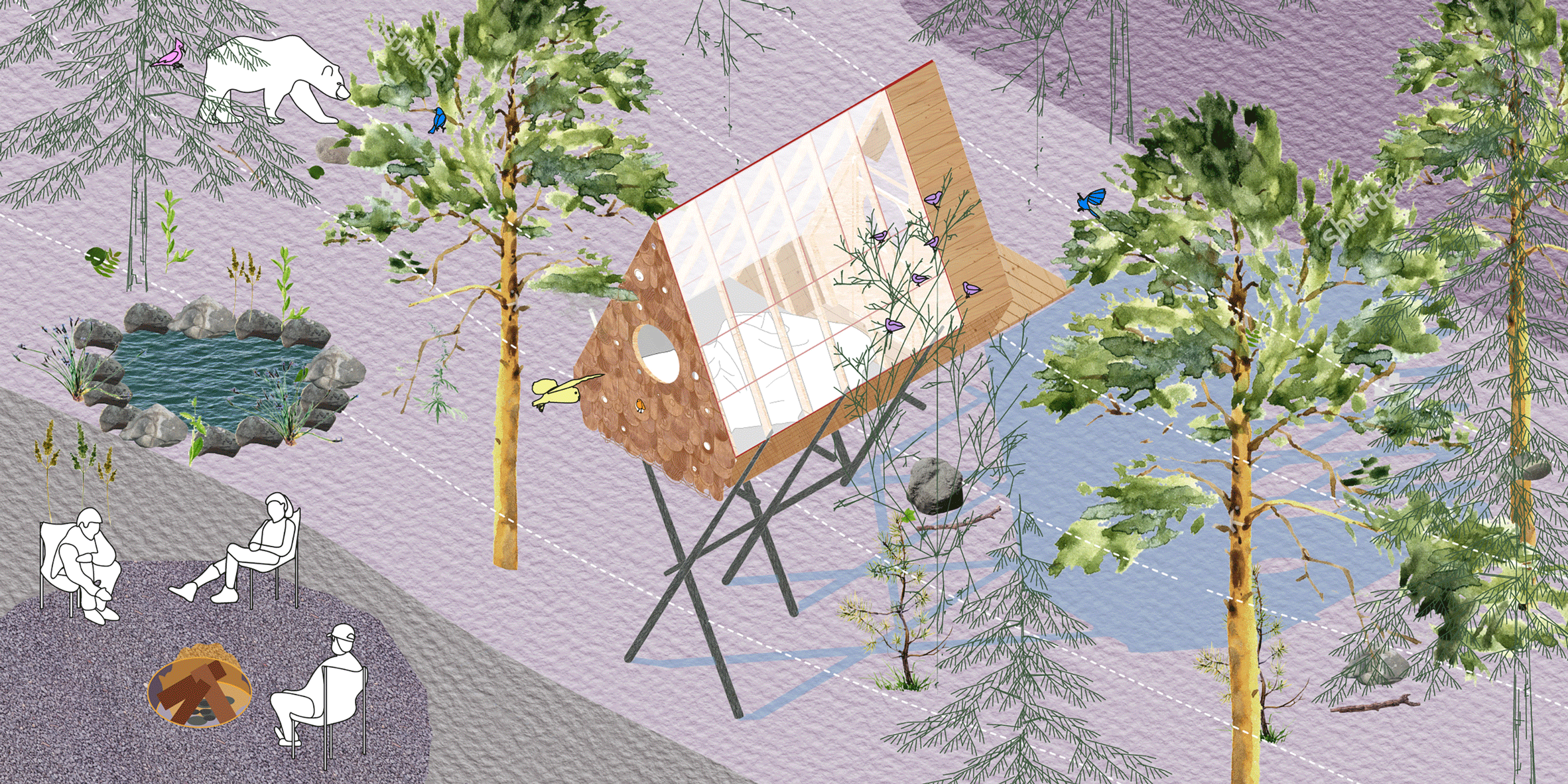Birdhut by Studio North