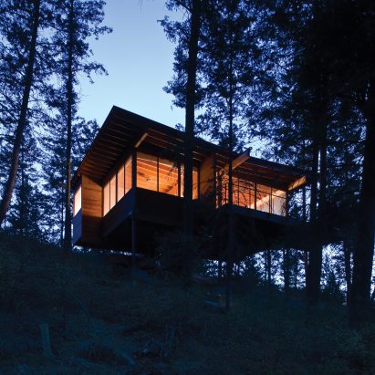 Cabin on Flathead Lake by Andersson-Wise