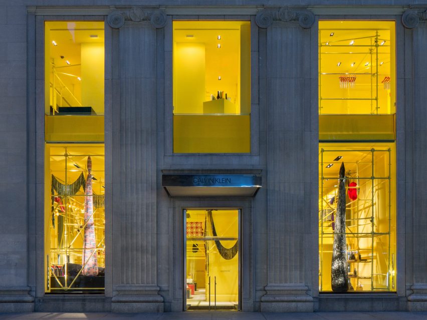 Calvin Klein store by Raf Simons and Sterling Ruby