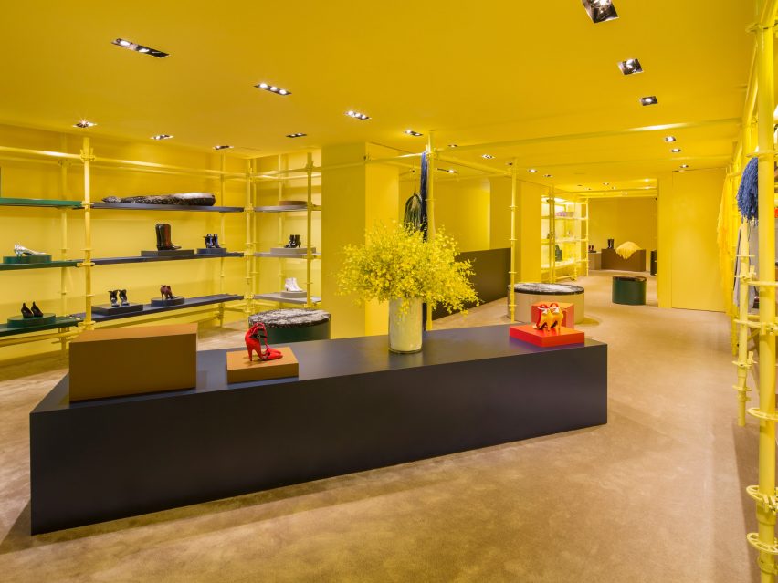 Calvin Klein store by Raf Simons and Sterling Ruby