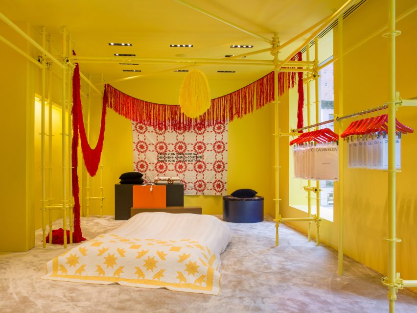 Calvin Klein store by Raf Simons and Sterling Ruby