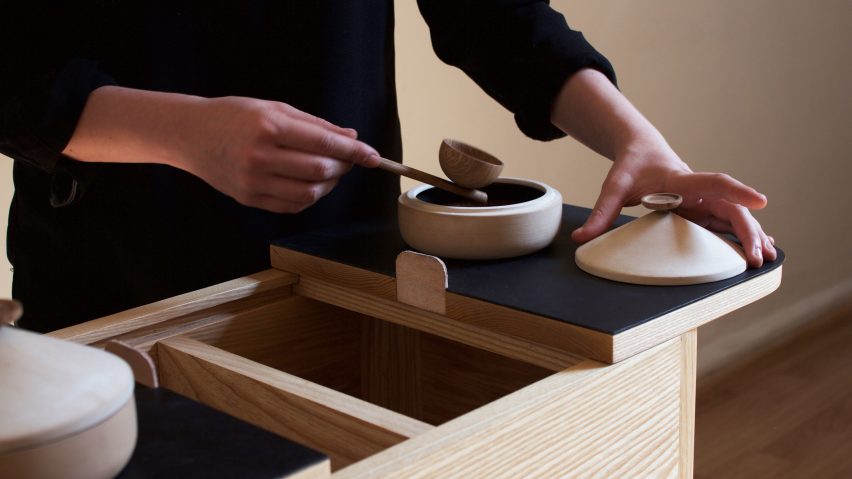 Container and coffeeware by Samaná