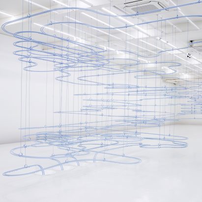 Snarkitecture collaborates with COS on a huge marble run for Seoul gallery