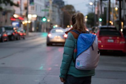 Deep Blue Bag by Yves Behar