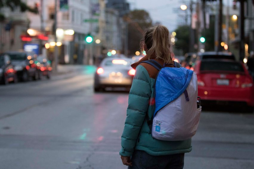 Deep Blue Bag by Yves Behar