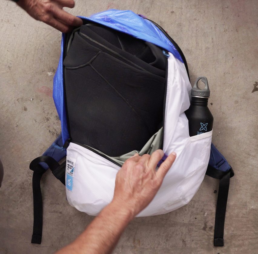 Deep Blue Bag by Yves Behar