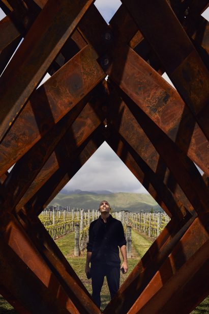 Studio Dror's installation imitates the vineyards of Brancott Estate
