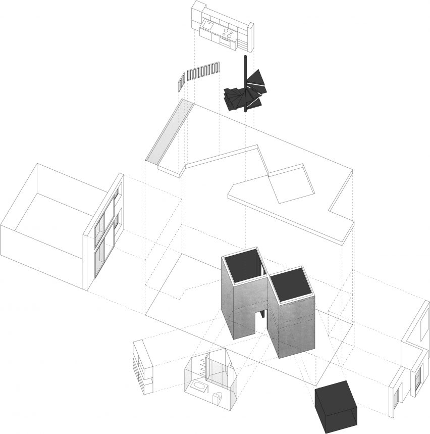 Duplex Tibbaut by Raul Sanchez Architects