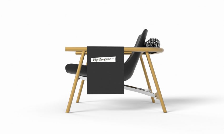 EDDY Lounge chair by Alain Gilles