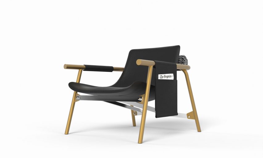 EDDY Lounge chair by Alain Gilles