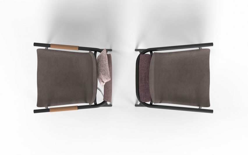 EDDY Lounge chair by Alain Gilles