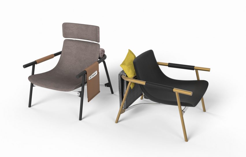 EDDY Lounge chair by Alain Gilles