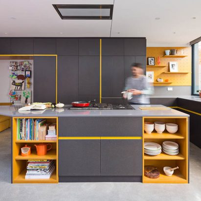 Etch House by Fraher Architects contains clues about its previous layout