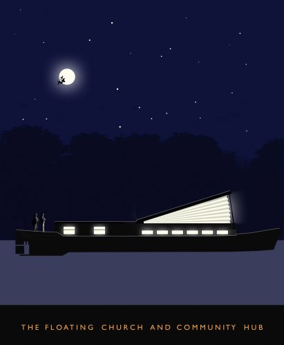Floating church by Denizen Works