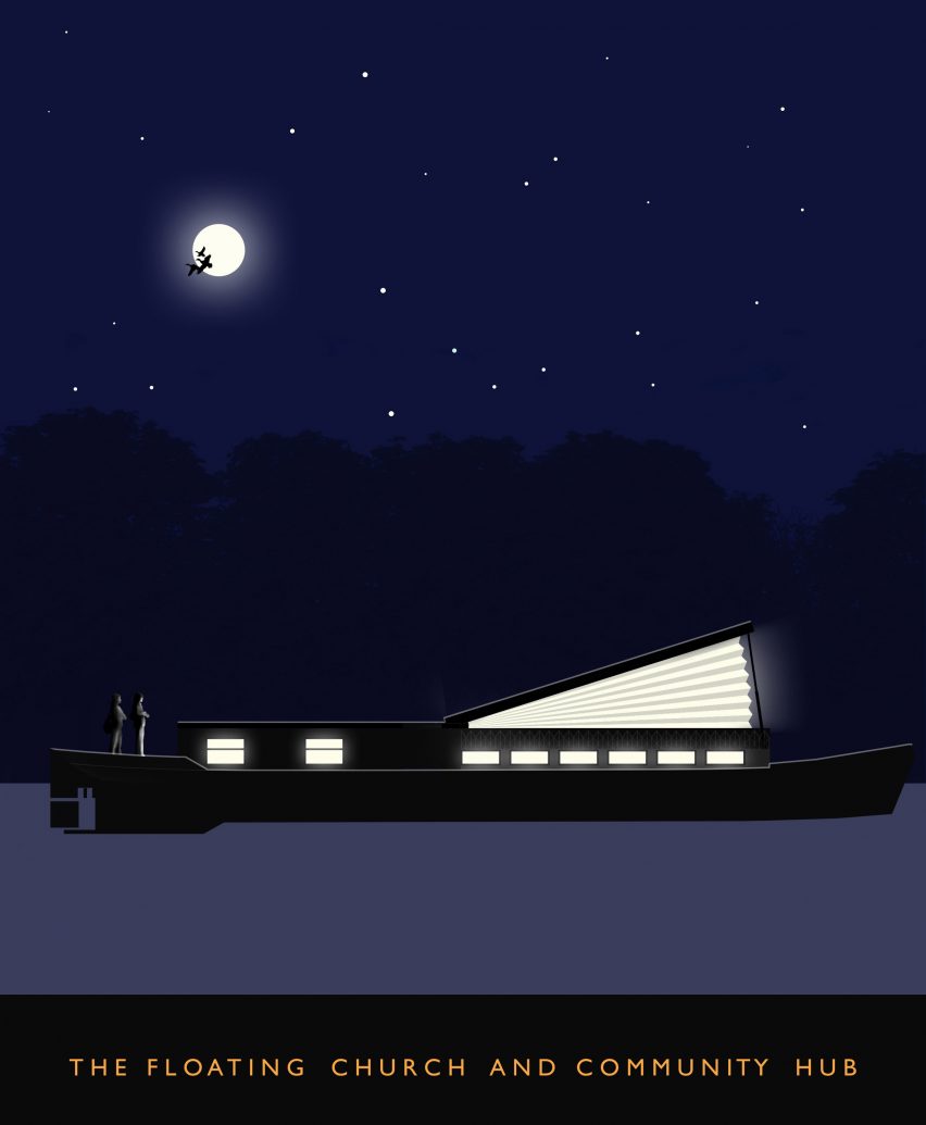 Floating church by Denizen Works