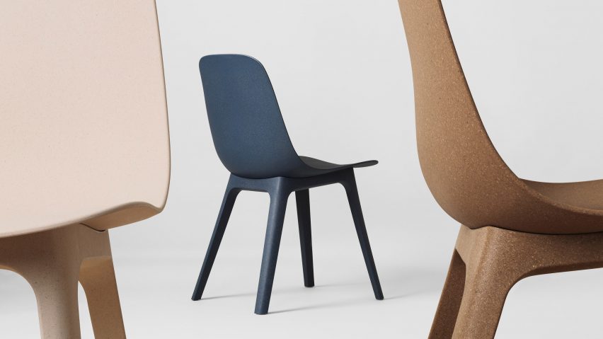 Form Us With Love uses recycled wood and plastic to create sustainable IKEA chair