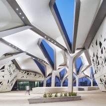 Zaha Hadid’s oil research centre and the world’s first robot citizen lead this week’s Dezeen Mail