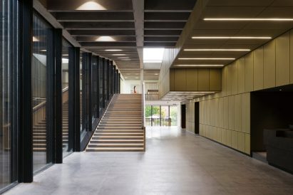 Amsterdam studio KRFT has updated and extended a museum and cultural complex in the Dutch town of Laren