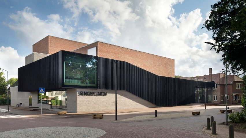 Amsterdam studio KRFT has updated and extended a museum and cultural complex in the Dutch town of Laren