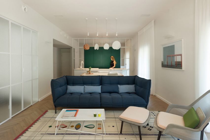 Renovated Bauhaus apartment by Lital Ophir and Ilana Bronfen