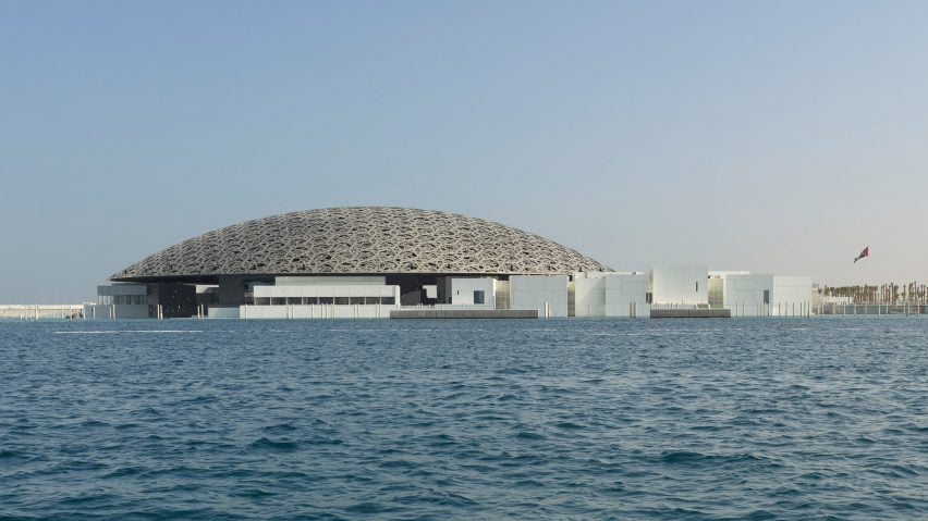 Jean Nouvel’s completed Louvre Abu Dhabi is spanned by a huge geometric-patterned dome