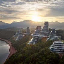 MAD’s Huangshan Mountain Village photographed by Hufton + Crow in the dawn light
