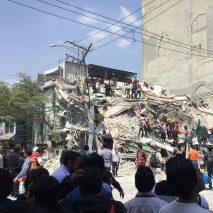 Earthquake damage in Mexico City