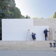 Mies van der Rohe’s Barcelona Pavilion loses its marble walls