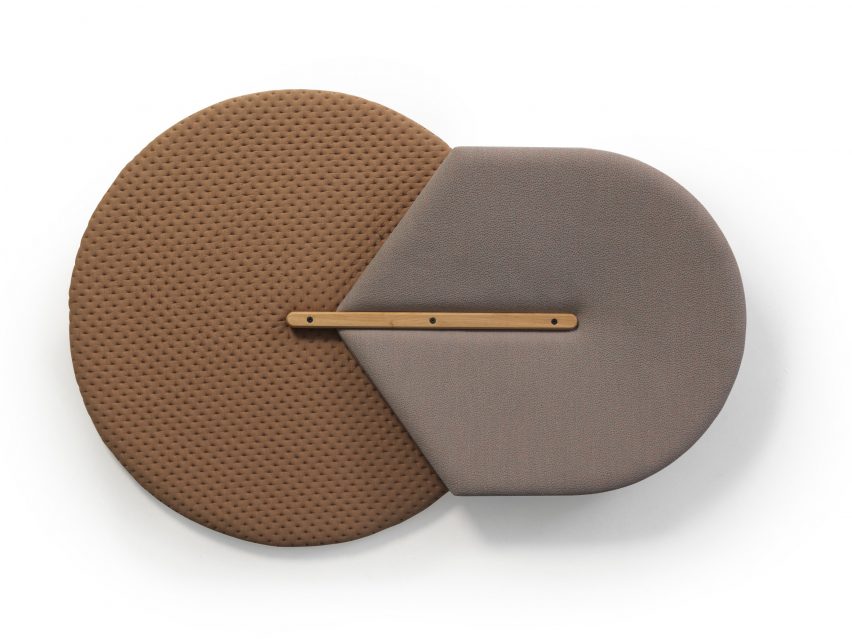 Dezeen promotion: Spanish studio MUT Design has created sound-absorbing panels in the shape of beetles for furniture brand Sancal