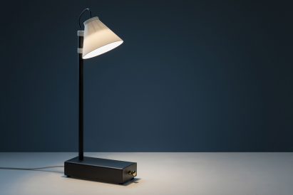Klemens Schillinger's lamps supply electricity in exchange for users' smartphones