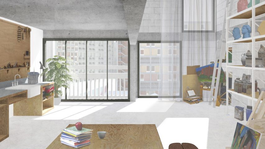 Carmody Groarke unveils plans for art centre at Sheffield’s Park Hill estate