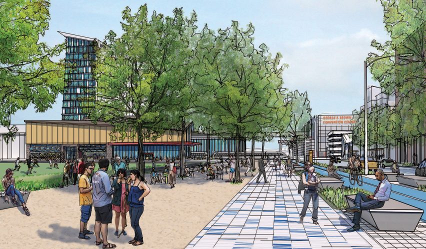 Plan Downtown Houston by Downtown District