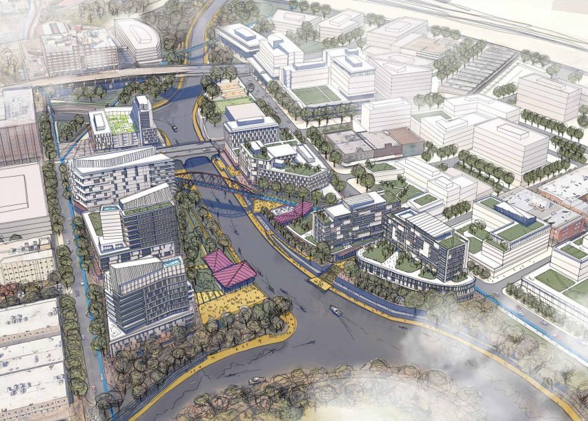 Plan Downtown Houston by Downtown District